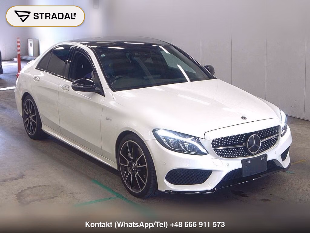 MERCEDES AMG C-CLASS 4D 4WD C43 4MATIC 2018, aukcja z Japonii, zdjęcie 1