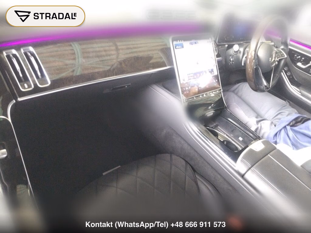 MERCEDES BENZ S-CLASS 4D 4WD S500 4MATIC LONG AMG LINE, miniaturka 4