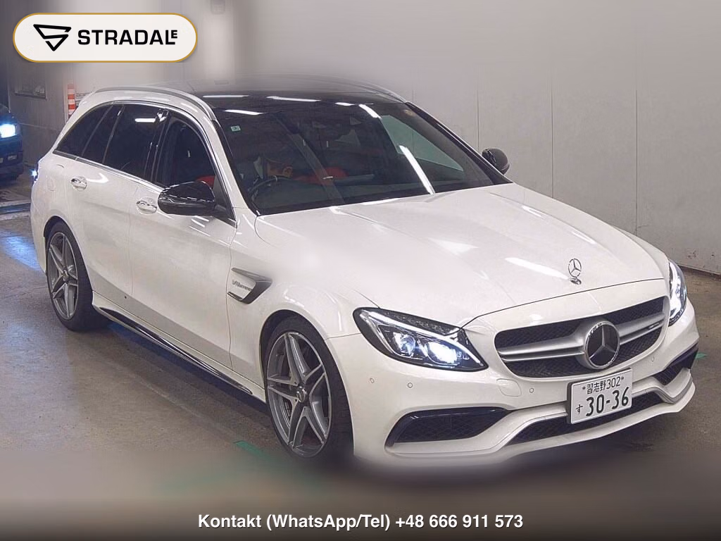 MERCEDES AMG C-CLASS STATIONWAGON C63 STATIONWAGON 2018, aukcja z Japonii, zdjęcie 1