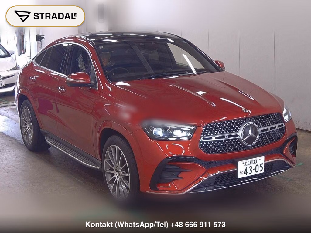 MERCEDES BENZ GLE 4WD GLE450D 4MATIC COUPE SPORTS ISG MODEL 2025, aukcja z Japonii, zdjęcie 1
