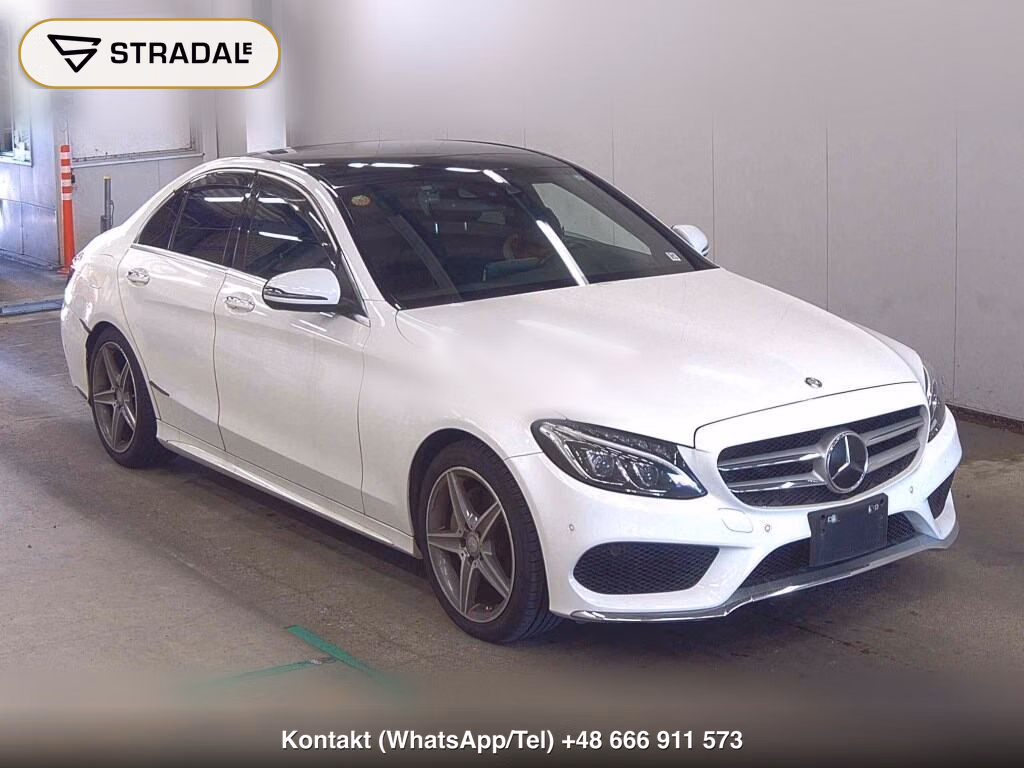 MERCEDES BENZ C-CLASS 4D C200 SPORTS EDITION 2015, aukcja z Japonii, zdjęcie 1