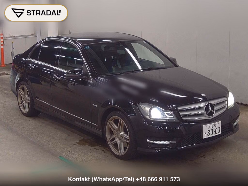 MERCEDES BENZ C-CLASS 4D C350 BLUEEFFICIENCY AVANTGARDE 2012, aukcja z Japonii, zdjęcie 1