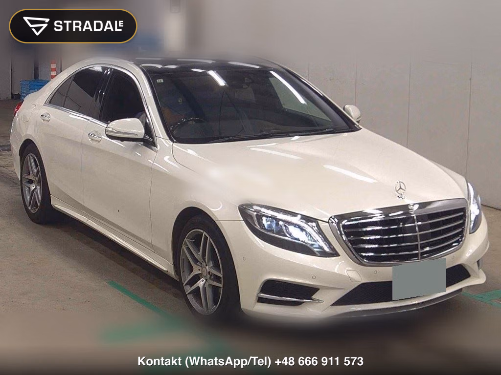 MERCEDES BENZ S-CLASS 4D S400 HYBRID AMG LINE 2013, aukcja z Japonii, zdjęcie 1