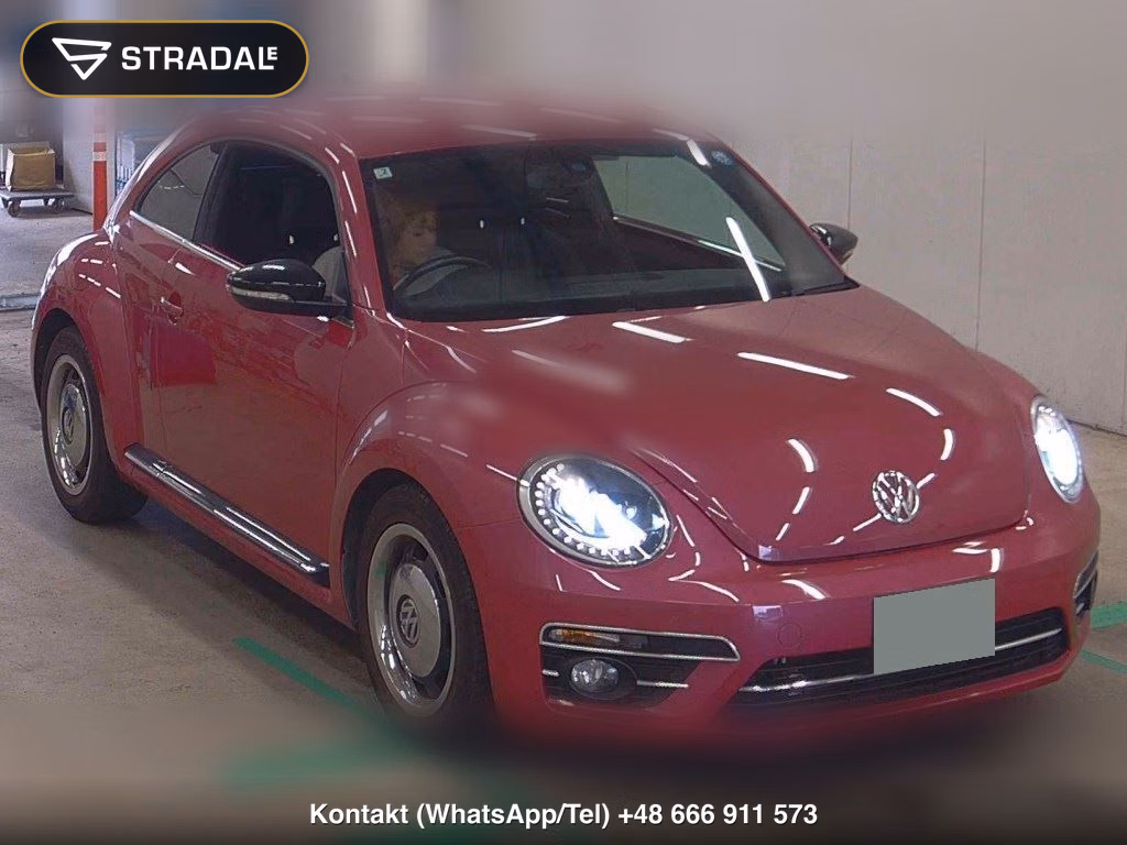 VOLKSWAGEN THE BEETLE HASHTAG PINK BEETLE 2016, aukcja z Japonii, zdjęcie 1