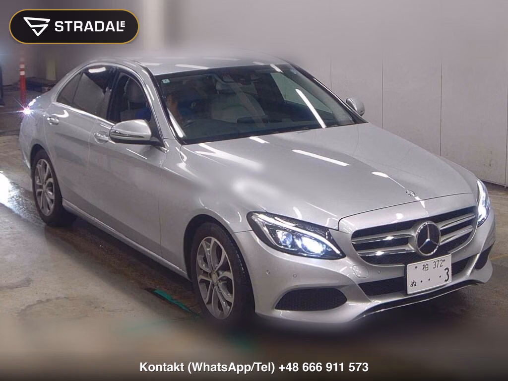 MERCEDES BENZ C-CLASS 4D C200 AVANTGARDE 2016, aukcja z Japonii, zdjęcie 1