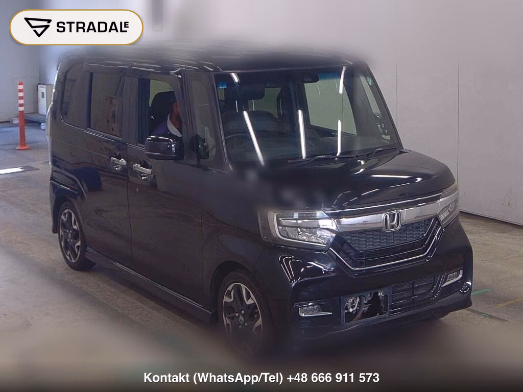 HONDA N-BOX CUSTOM G・L TURBO HONDA SENSING 2019, aukcja z Japonii, zdjęcie 1