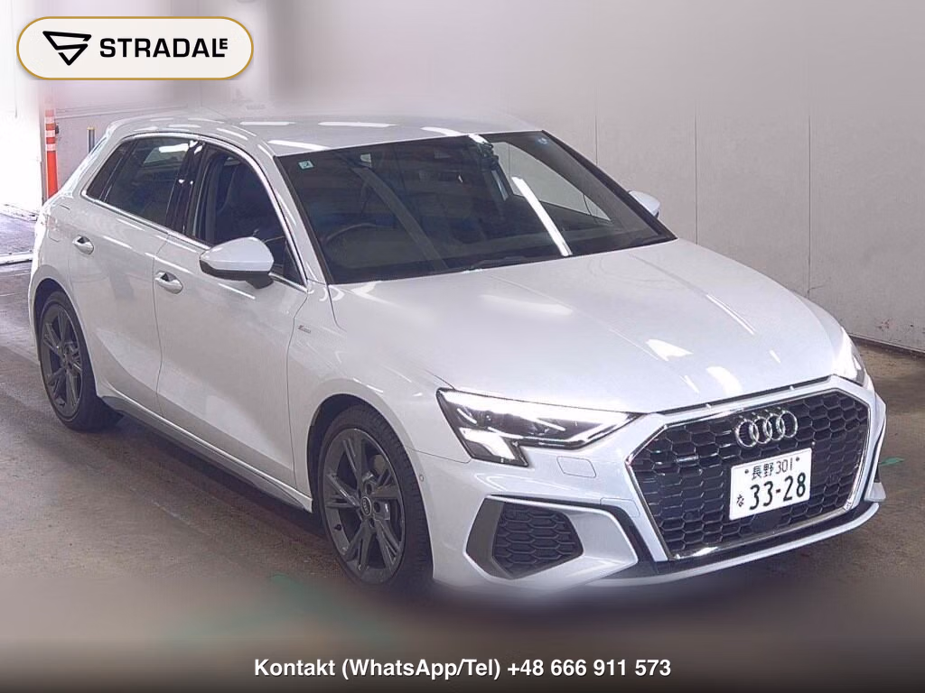 AUDI A3 5D 4WD SPORTBACK 40TFSI QUATTRO S LINE 2023, aukcja z Japonii, zdjęcie 1