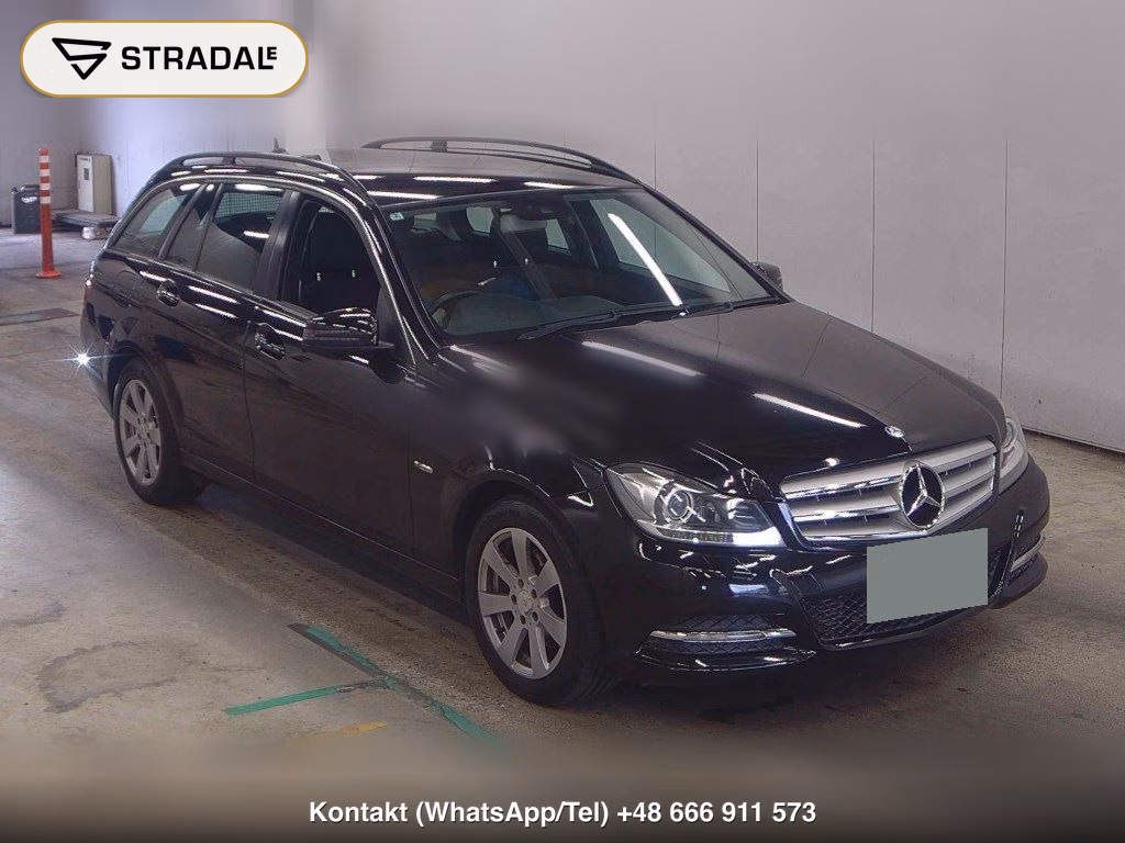 MERCEDES BENZ C-CLASS STATIONWAGON C200 BLUEEFFICIENCY STATIONWAGON 2012, aukcja z Japonii, zdjęcie 1