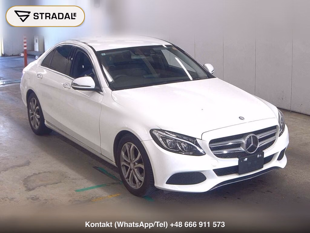 MERCEDES BENZ C-CLASS 4D C200 AVANTGARDE 2015, aukcja z Japonii, zdjęcie 1