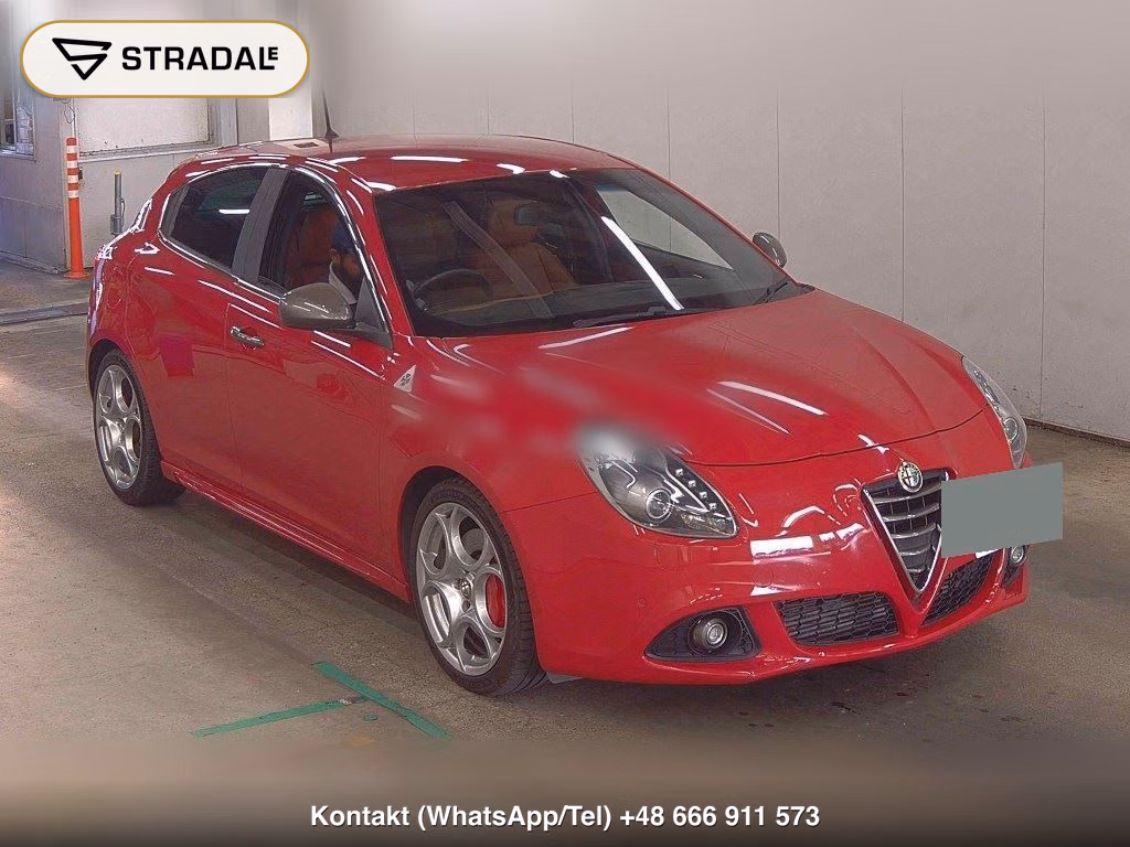 ALFA ROMEO GIULIETTA 5D QUADRIFOGLIO VERDE 2016, aukcja z Japonii, zdjęcie 1