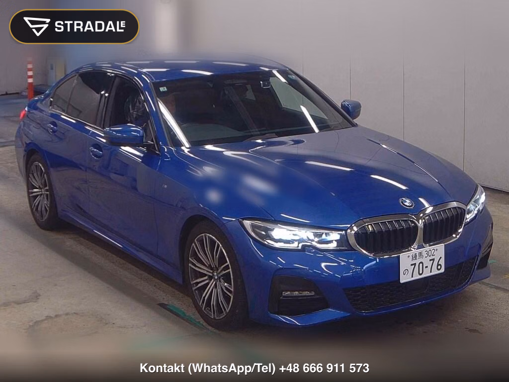BMW 3 SERIES 4D 318I M-SPORT 2021, aukcja z Japonii, zdjęcie 1