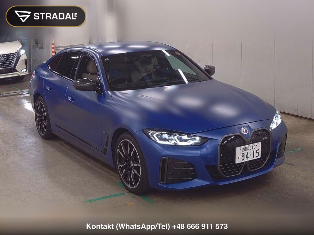 BMW I4 4WD M50 2022, aukcja z Japonii, zdjęcie 1