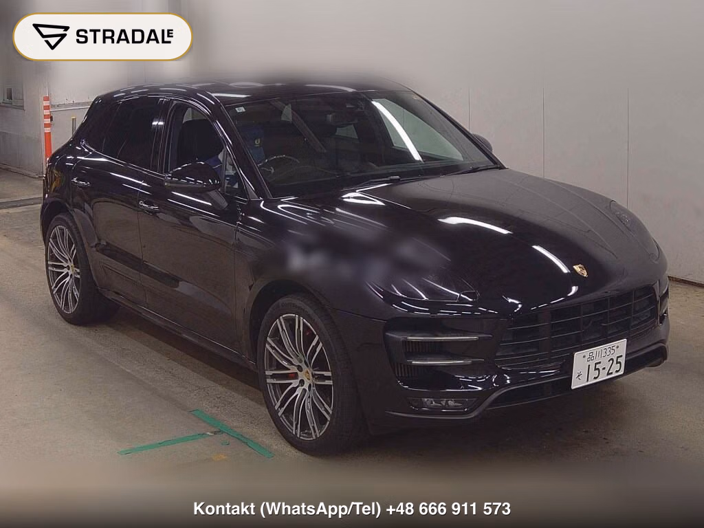 PORSCHE MACAN 4WD MACAN TURBO 2016, aukcja z Japonii, zdjęcie 1
