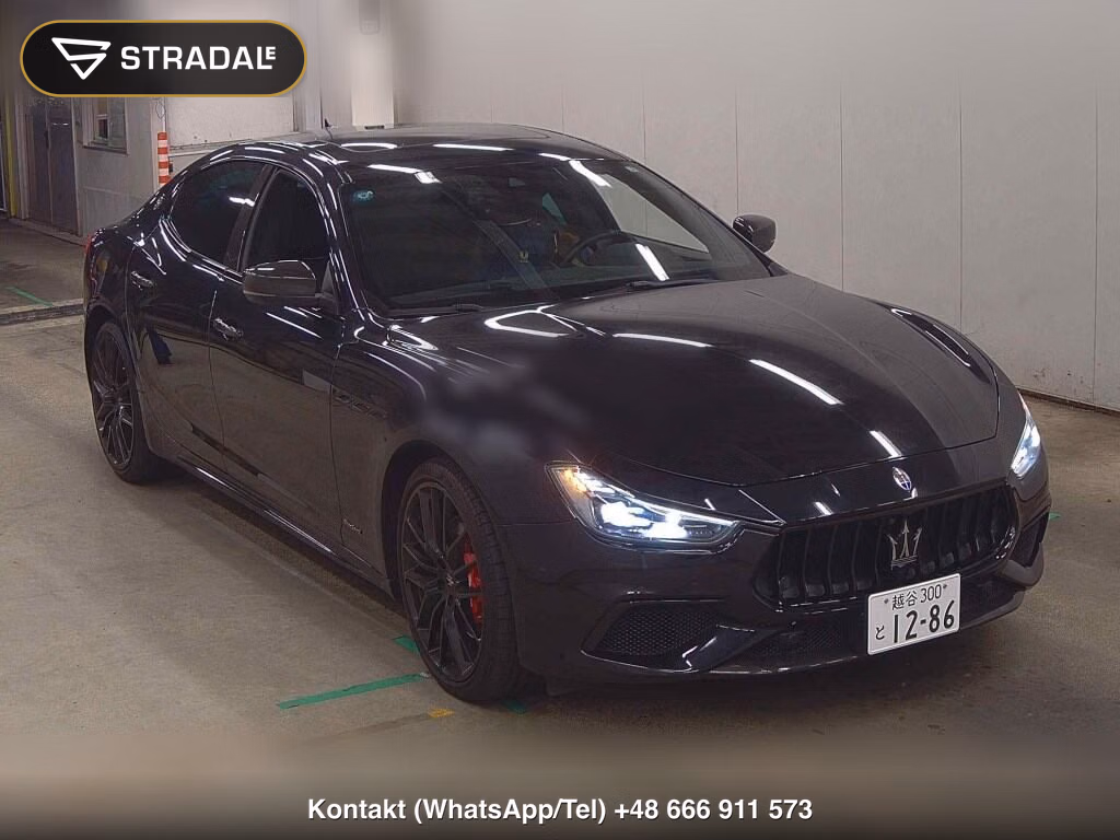 MASERATI GHIBLI 4D S GRANSPORT 2019, aukcja z Japonii, zdjęcie 1