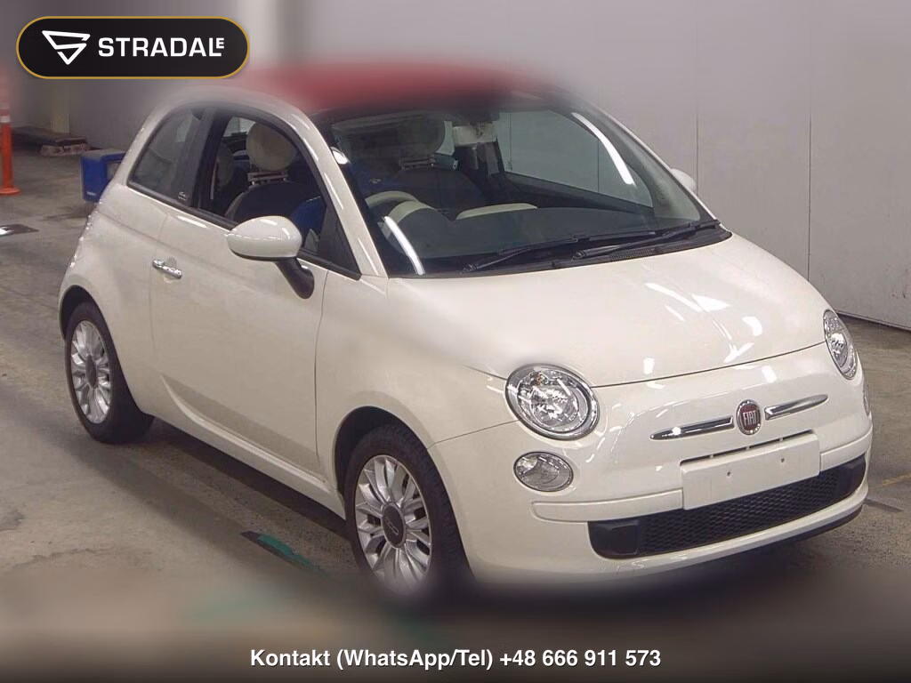 FIAT 500C 1.2 POP 2015, aukcja z Japonii, zdjęcie 1