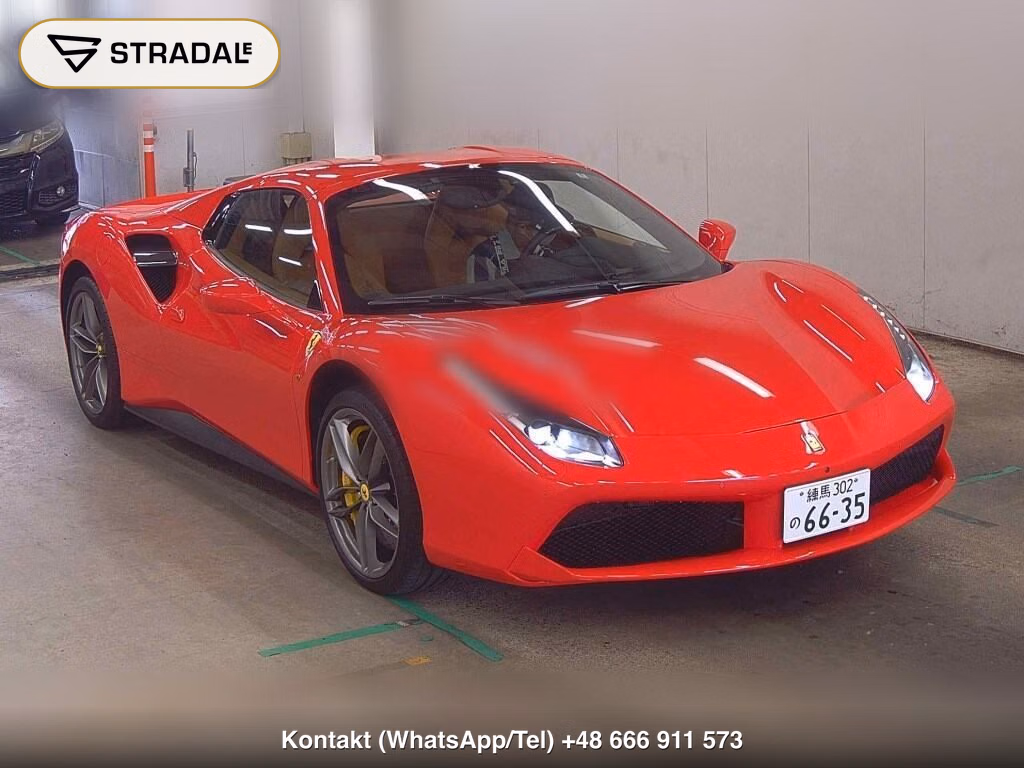 FERRARI 488 SPIDER BASE GRADE 2018, aukcja z Japonii, zdjęcie 1