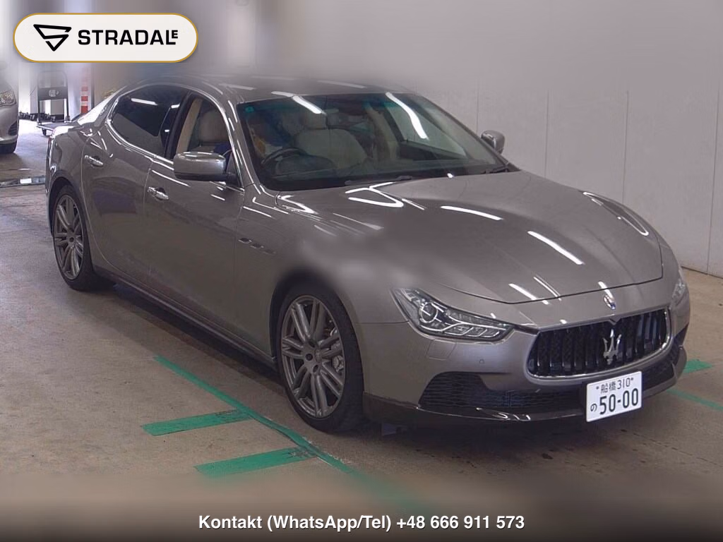 MASERATI GHIBLI 4D S 2015, aukcja z Japonii, zdjęcie 1