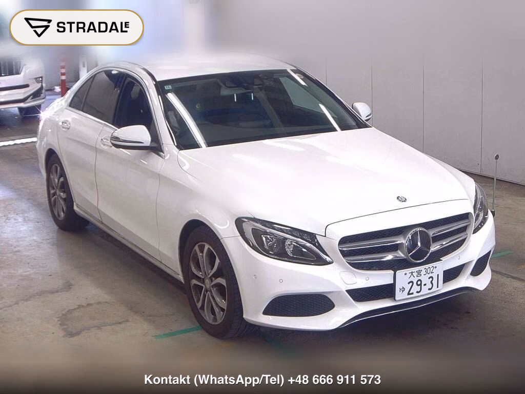 MERCEDES BENZ C-CLASS 4D C180 AVANTGARDE 2016, aukcja z Japonii, zdjęcie 1