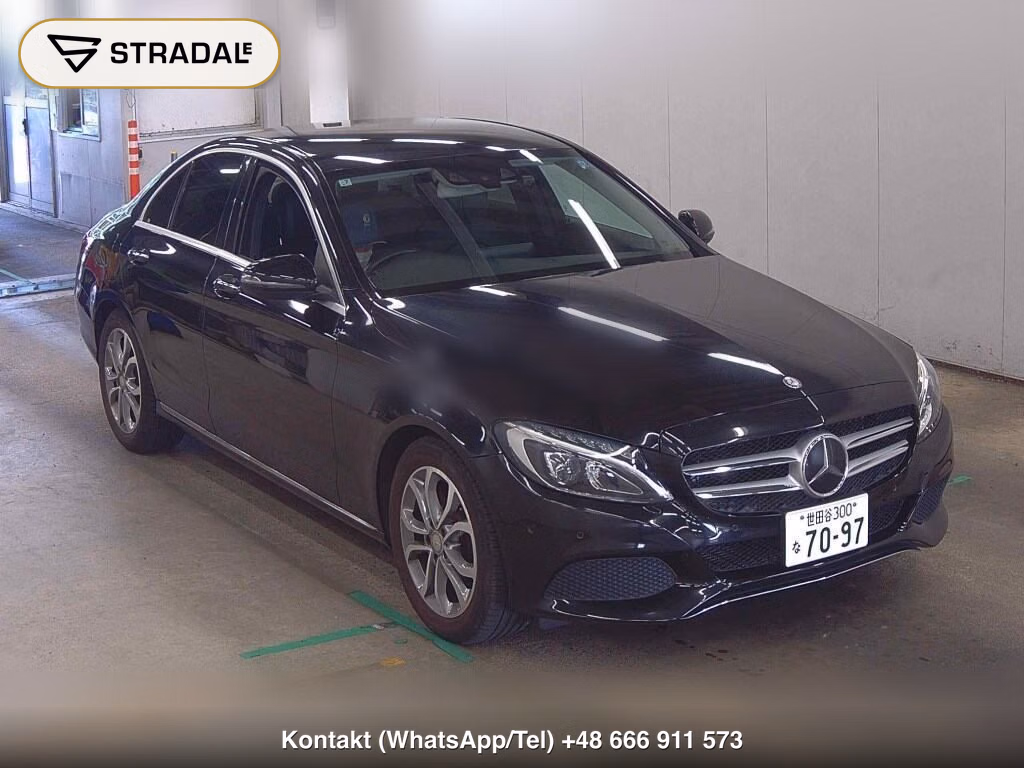 MERCEDES BENZ C-CLASS 4D C180 AVANTGARDE 2016, aukcja z Japonii, zdjęcie 1