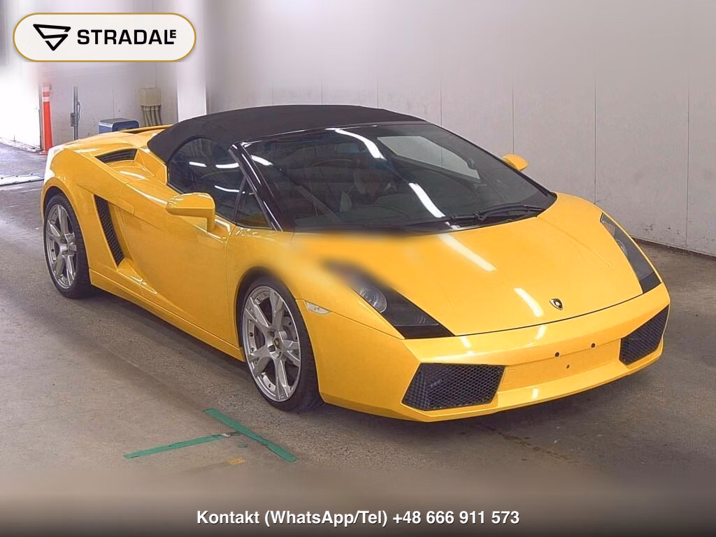 LAMBORGHINI GALLARDO SPYDER 4WD 2006, aukcja z Japonii, zdjęcie 1