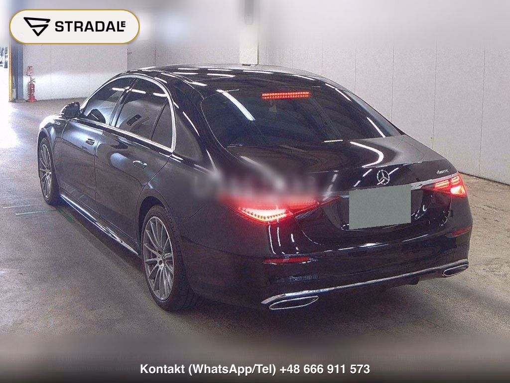 MERCEDES BENZ S-CLASS 4D 4WD S500 4MATIC LONG AMG LINE, miniaturka 3