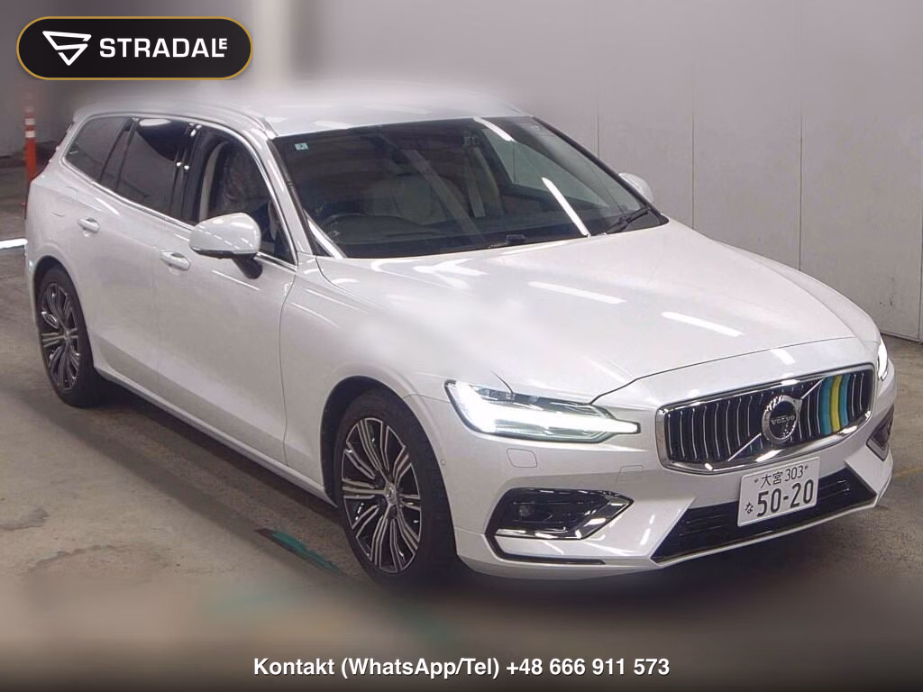 VOLVO V60 T5 INSCRIPTION 2020, aukcja z Japonii, zdjęcie 1