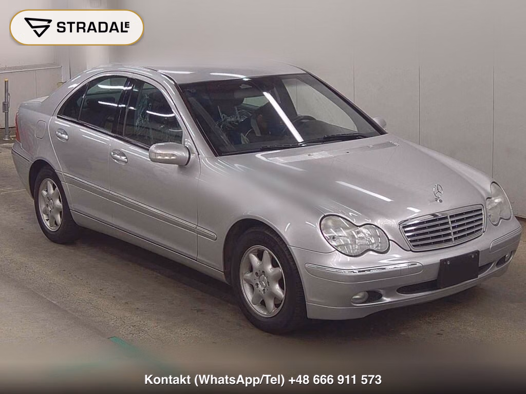 MERCEDES BENZ C-CLASS 4D C200 KOMPRESSOR 2004, aukcja z Japonii, zdjęcie 1
