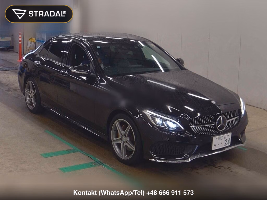 MERCEDES BENZ C-CLASS 4D C180 AVANTGARDE AMG LINE 2014, aukcja z Japonii, zdjęcie 1