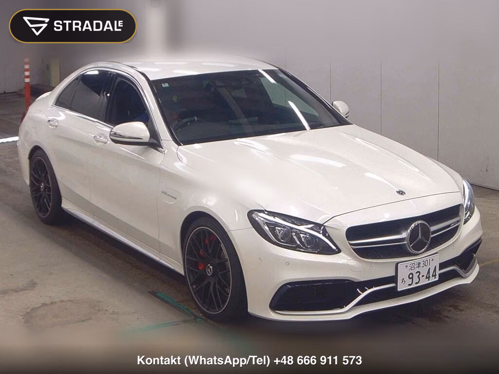 MERCEDES AMG C-CLASS 4D C63 S 2018, aukcja z Japonii, zdjęcie 1