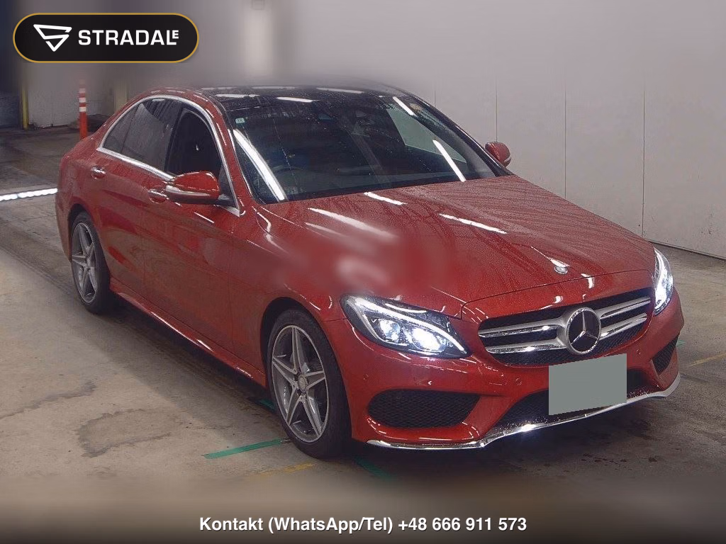 MERCEDES BENZ C-CLASS 4D C200 AVANTGARDE AMG LINE 2014, aukcja z Japonii, zdjęcie 1