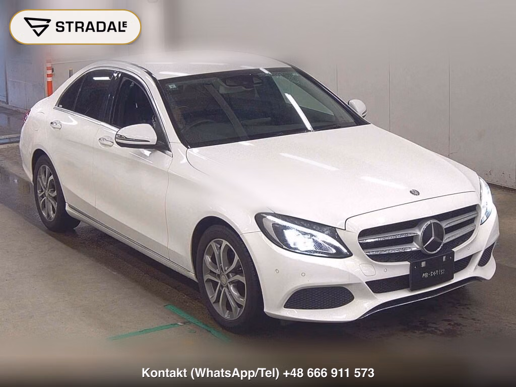 MERCEDES BENZ C-CLASS 4D C180 AVANTGARDE 2015, aukcja z Japonii, zdjęcie 1