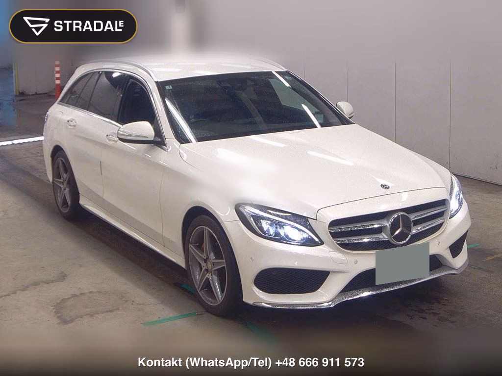MERCEDES BENZ C-CLASS STATIONWAGON C200 STATIONWAGON SPORTS 2015, aukcja z Japonii, zdjęcie 1