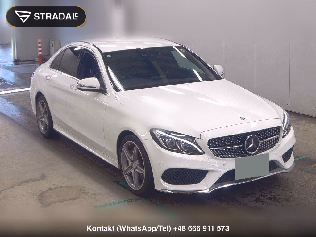 MERCEDES BENZ C-CLASS 4D C200 AVANTGARDE AMG LINE 2016, aukcja z Japonii, zdjęcie 1