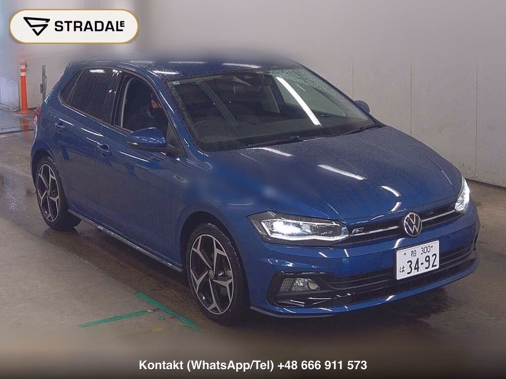 VOLKSWAGEN POLO 5D TSI R-LINE 2021, aukcja z Japonii, zdjęcie 1