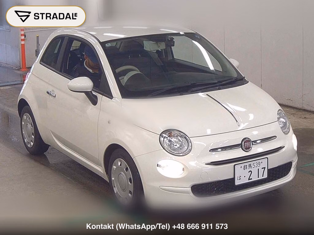 FIAT 500 TWIN AIR CULT 2022, aukcja z Japonii, zdjęcie 1