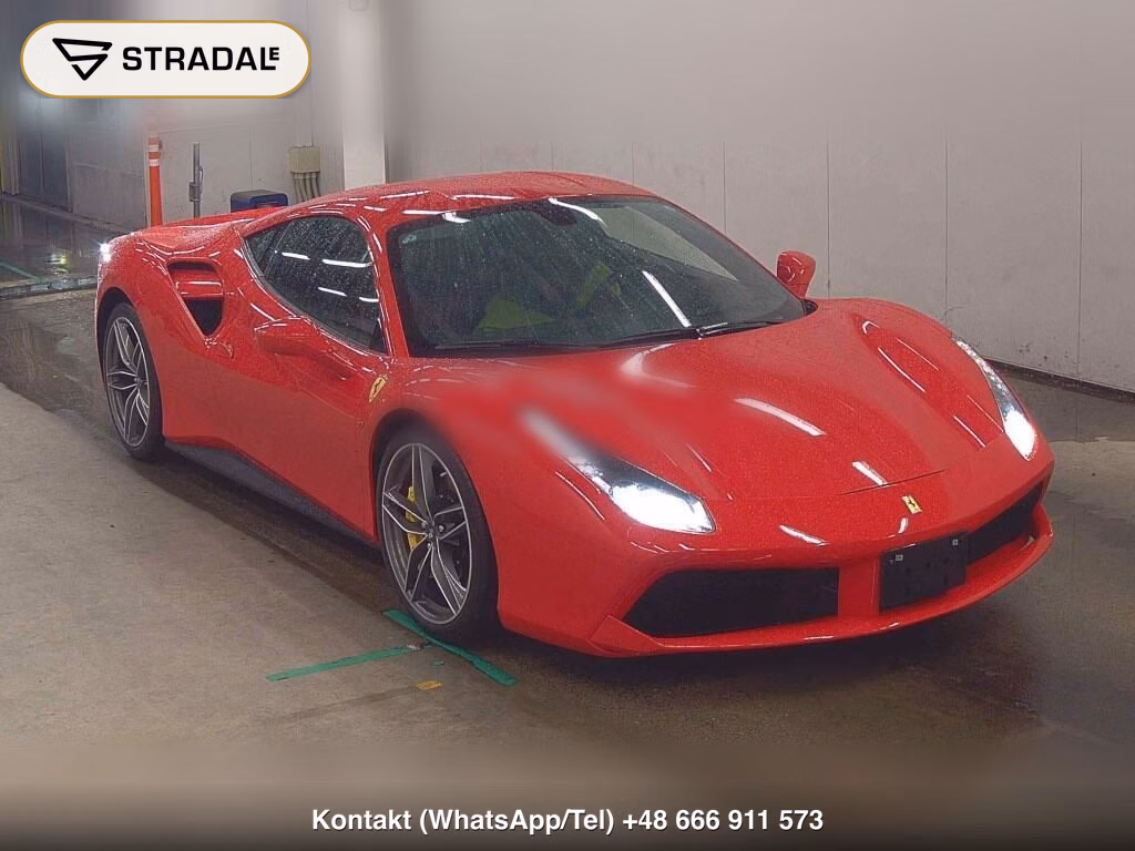 FERRARI 488 GTB BASE GRADE 2017, aukcja z Japonii, zdjęcie 1