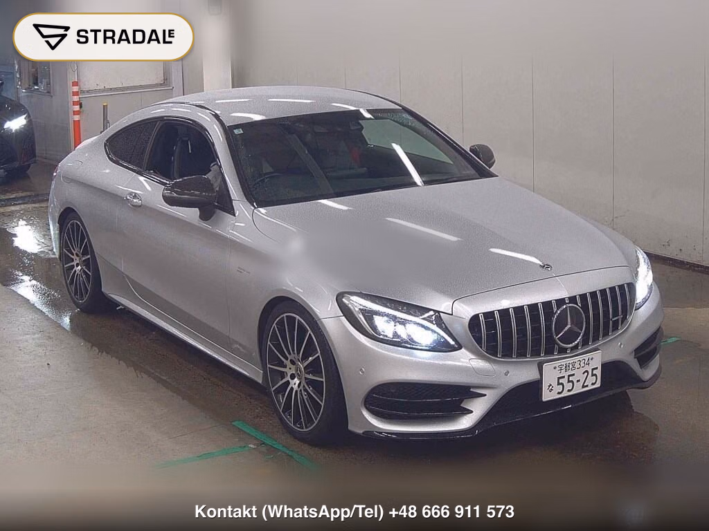 MERCEDES AMG C-CLASS CP 4WD C43 4MATIC COUPE 2017, aukcja z Japonii, zdjęcie 1