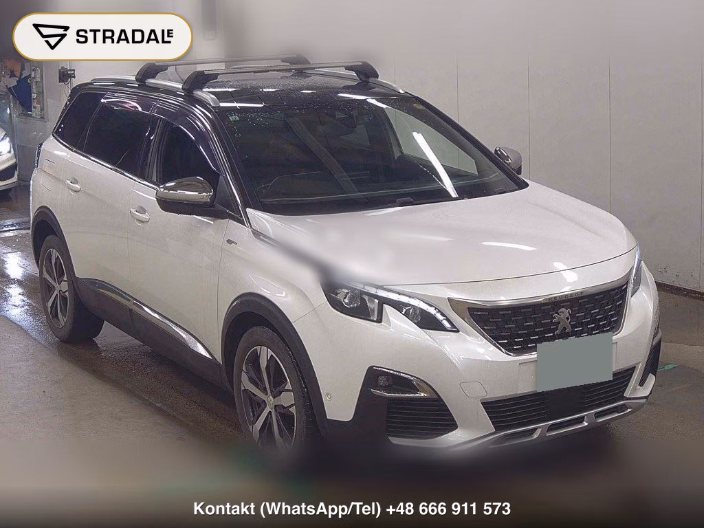 PEUGEOT 5008 GT BLUE HDI 2017, aukcja z Japonii, zdjęcie 1