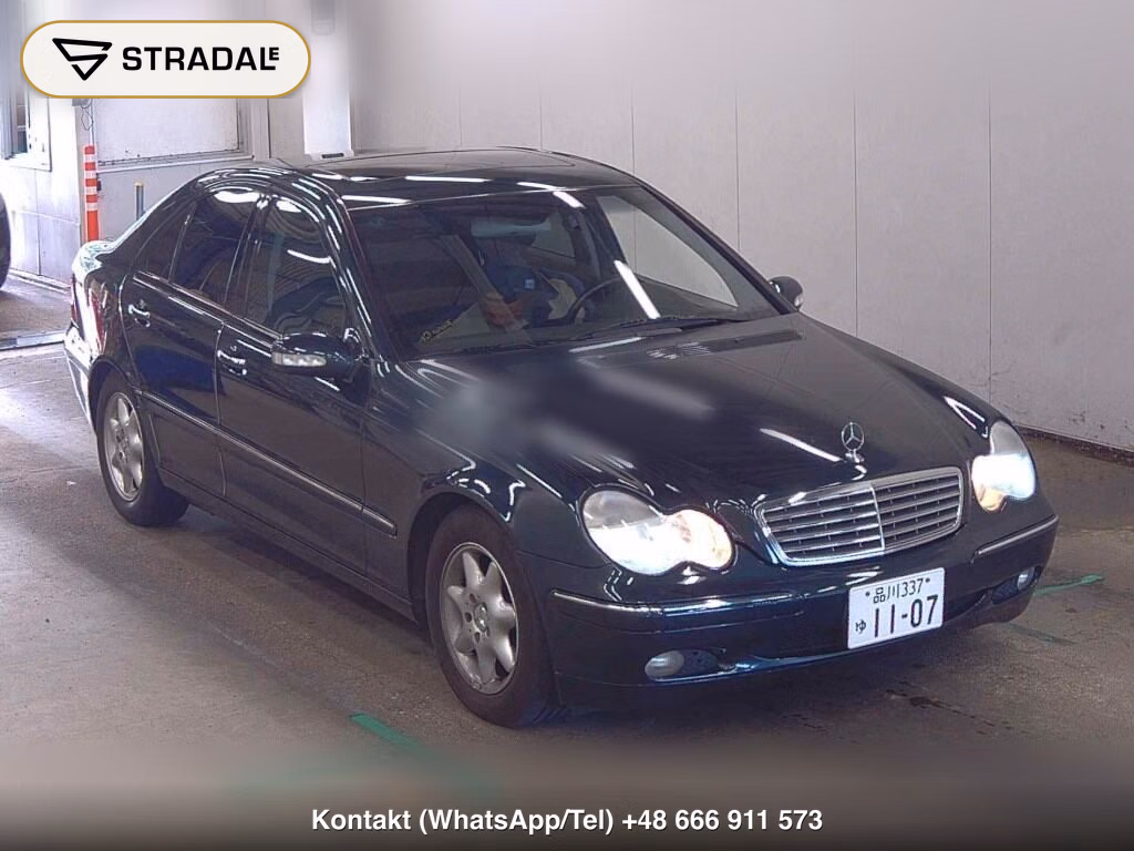 MERCEDES BENZ C-CLASS 4D C200 KOMPRESSOR 2000, aukcja z Japonii, zdjęcie 1