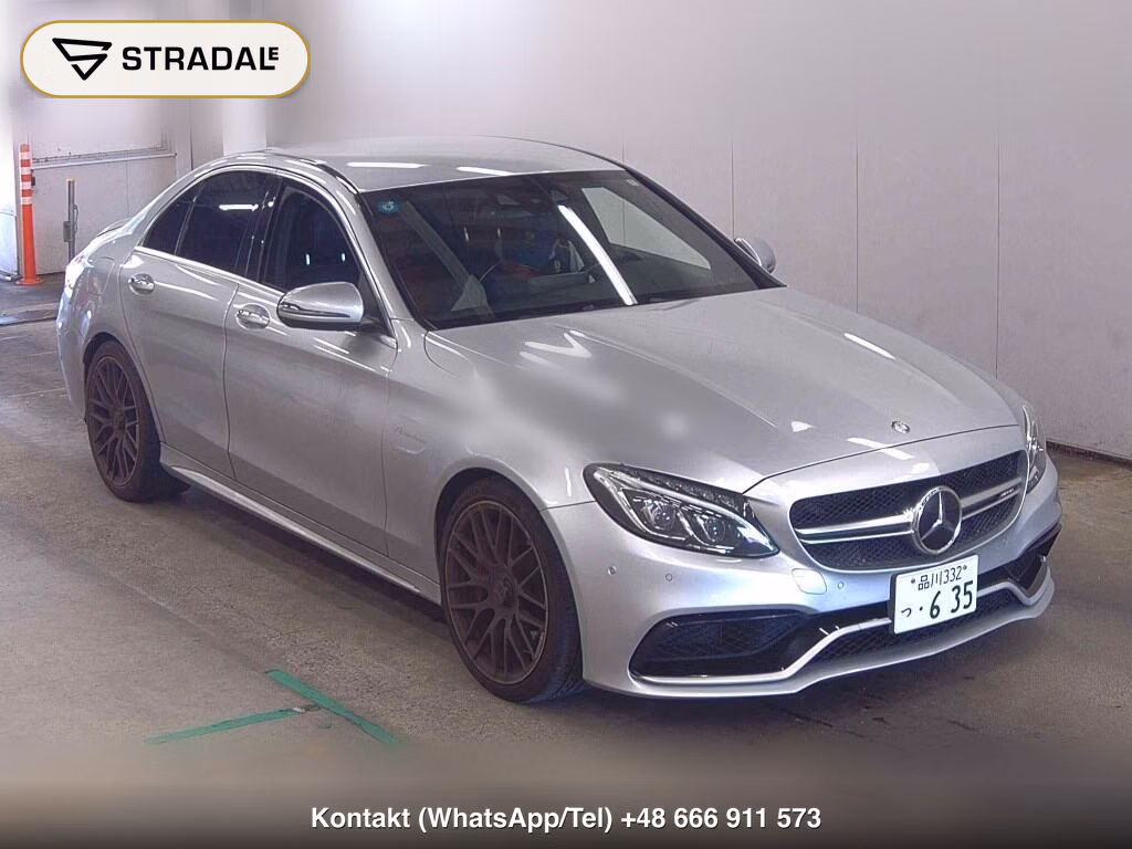 MERCEDES AMG C-CLASS 4D C63 S 2018, aukcja z Japonii, zdjęcie 1