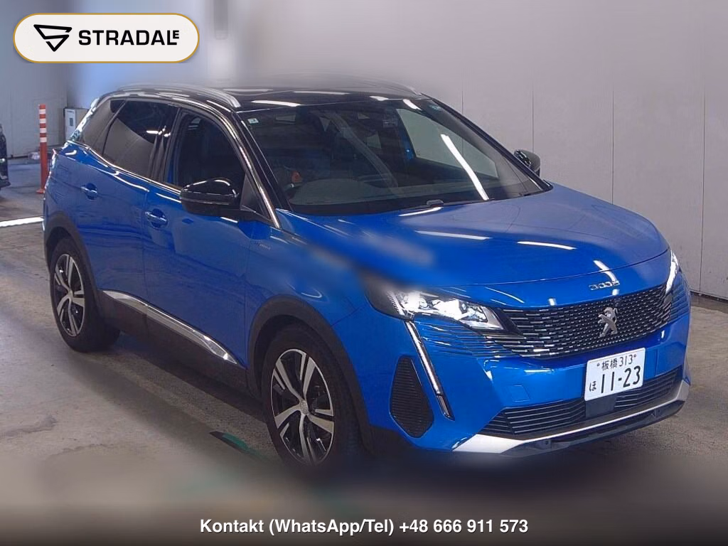PEUGEOT 3008 4WD GT HYBRID 4 2023, aukcja z Japonii, zdjęcie 1