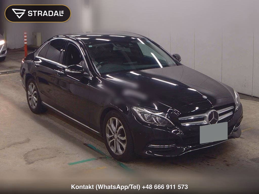 MERCEDES BENZ C-CLASS 4D C200 AVANTGARDE 2015, aukcja z Japonii, zdjęcie 1
