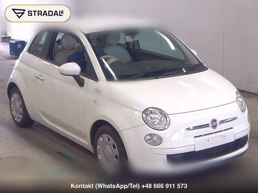 FIAT 500 1.2 8V POP 2016, aukcja z Japonii, zdjęcie 1