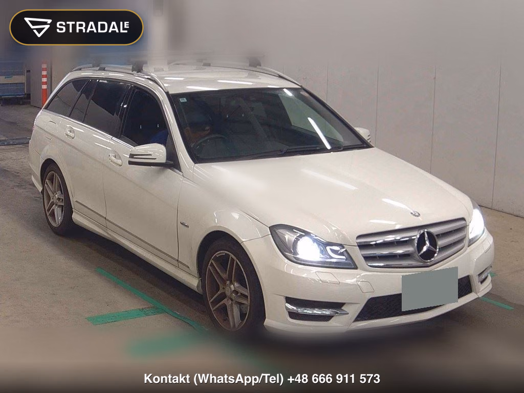 MERCEDES BENZ C-CLASS STATIONWAGON C200 BLUEEFFICIENCY STATIONWAGON AVANTGA 2012, aukcja z Japonii, zdjęcie 1