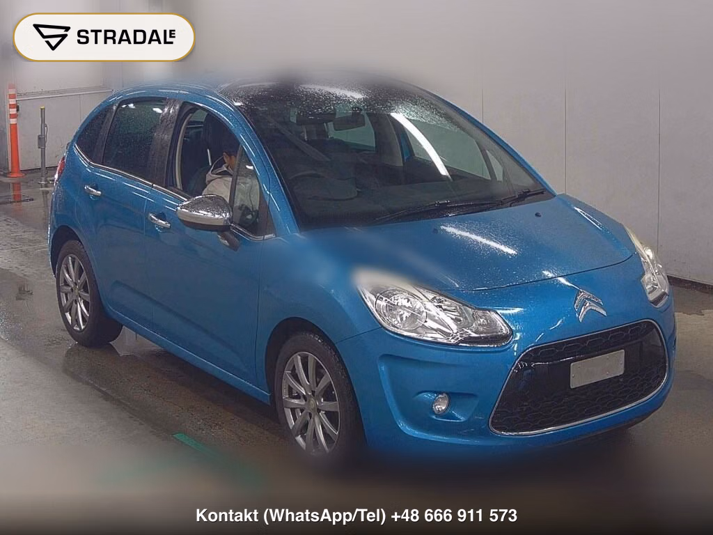 CITROEN C3 2012, aukcja z Japonii, zdjęcie 1