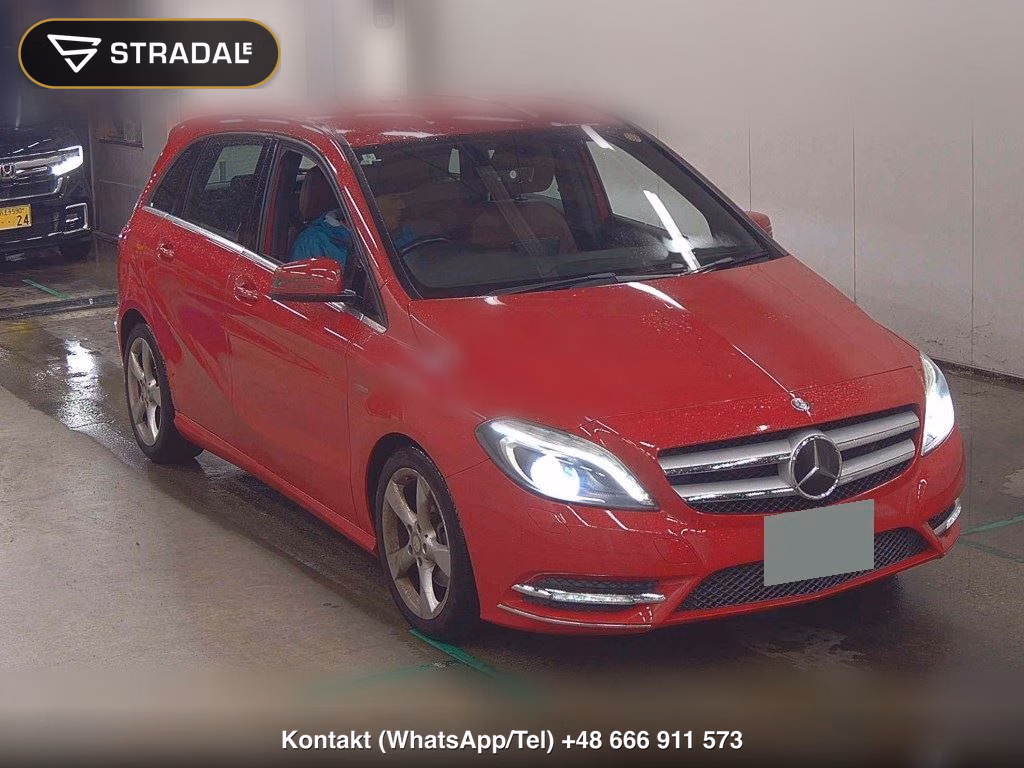 MERCEDES BENZ B-CLASS B180 BLUEEFFICIENCY SPORTS 2012, aukcja z Japonii, zdjęcie 1