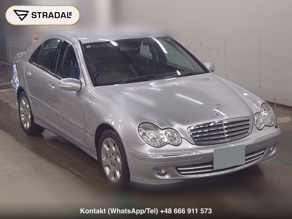 MERCEDES BENZ C-CLASS 4D C200 KOMPRESSOR 2006, aukcja z Japonii, zdjęcie 1
