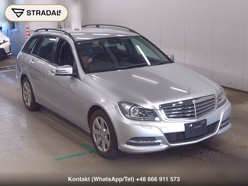 MERCEDES BENZ C-CLASS STATIONWAGON C180 BLUEEFFICIENCY STATIONWAGON 2012, aukcja z Japonii, zdjęcie 1