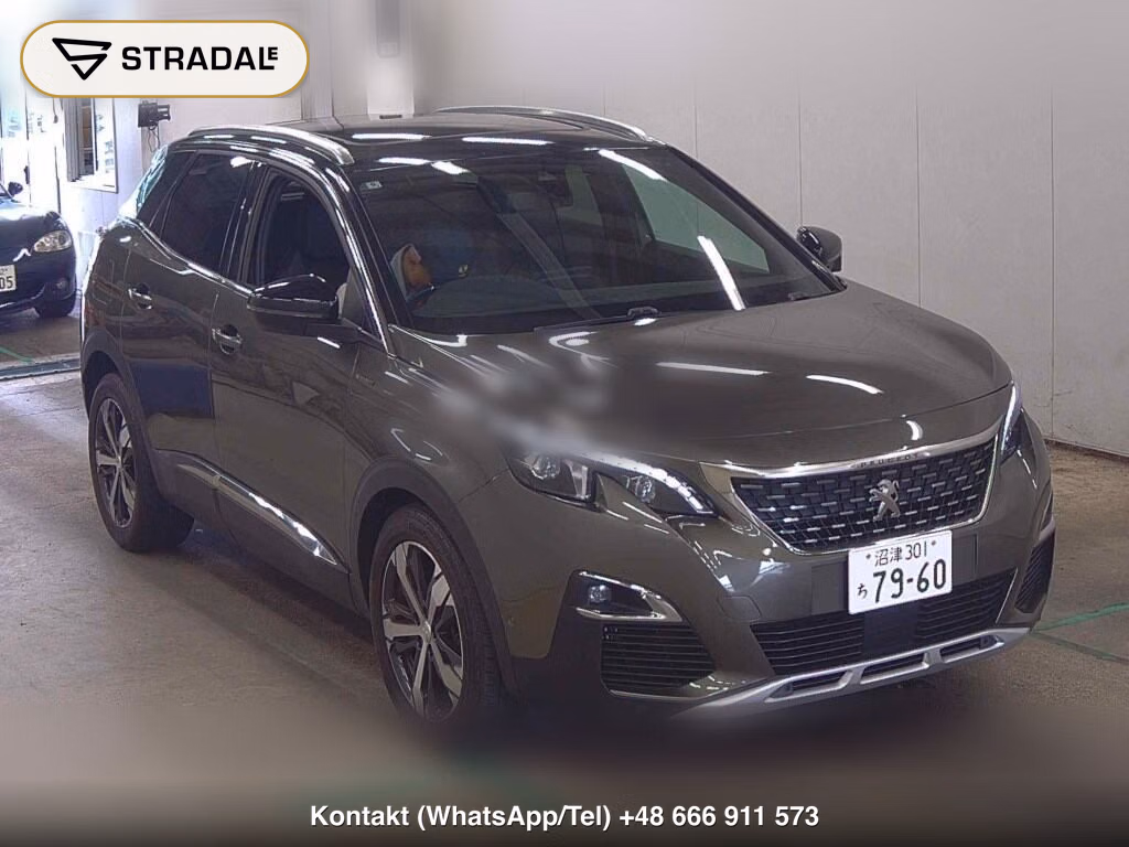 PEUGEOT 3008 GT LINE BLUE HDI 2020, aukcja z Japonii, zdjęcie 1