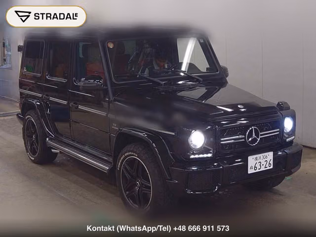 MERCEDES AMG G-CLASS 4WD G63 DISIGNO EXCLUSIVE INTERIOR PACKAGE 2014, samochód z aukcji Japonii